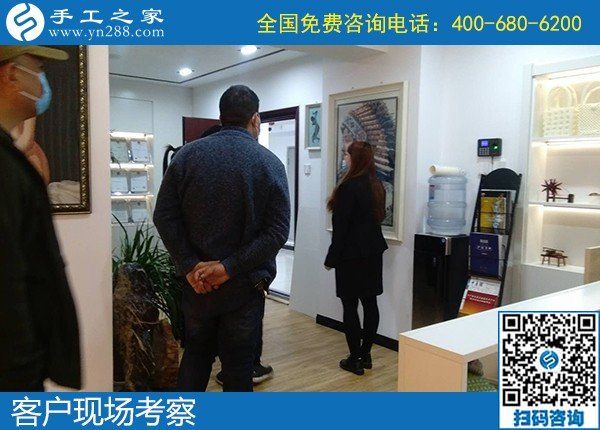 4月22日，組織人做手工活賺錢、代理手工活加工項(xiàng)目，就選勵(lì)志珠創(chuàng)業(yè)好項(xiàng)目，手工之家接待考察合作加工客戶剪影