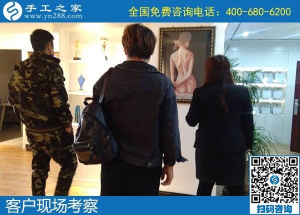 4月25日，拿回家做的手工活，手工活加工代理，就選簡單好做的勵志珠珠繡，手工之家接待考察加工客戶剪影