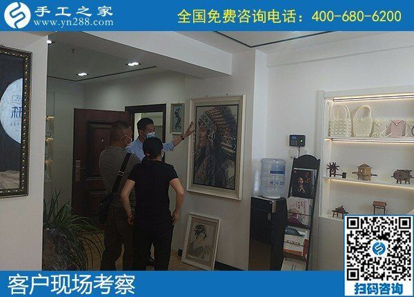 5月2日，正規(guī)加工回收手工活，可以拿回家做的手工活，就選勵(lì)志珠珠繡，手工之家接待考察合作加工客戶