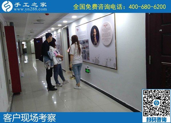 5月8日，正規(guī)手工活外發(fā)加工項(xiàng)目，手工活代理加工項(xiàng)目，就選勵(lì)志珠珠繡，手工之家接待考察合作加工客戶剪影