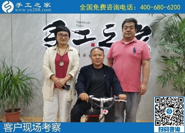 5月9日，正規(guī)手工活代理加工，找手工活就找正規(guī)手工活外發(fā)加工企業(yè)的勵志珠，手工之家接待考察加工客戶剪影