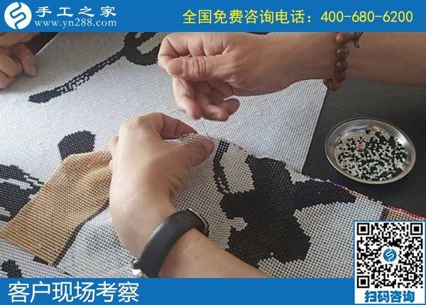 5月23日，拿到家做的手工活，手工活賺錢，就選有歷史、服務(wù)好的老手工企業(yè)，手工之家接待考察加工客戶剪影(圖4)