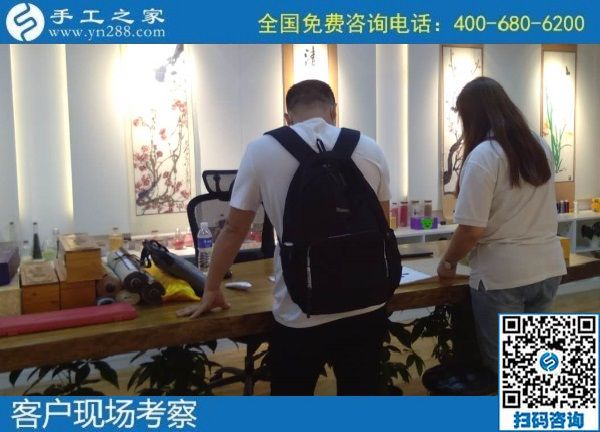 7月3日，58同城手工活外發(fā)加工，找到可以拿回家做的手工活選勵(lì)志珠珠繡。手工之家接待考察合作加工客戶剪影