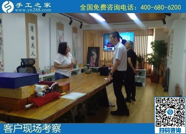 8月11日，可以帶回家的手工活外發(fā)加工項(xiàng)目，你我他都能做，手工之家接待考察加工客戶剪影