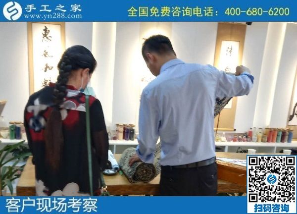 9月21日，純手工活外發(fā)加工項(xiàng)目，是不是正規(guī)管回收的手工活，要這樣判斷，手工之家接待考察合作加工客戶剪影