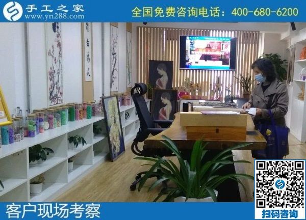 10月15日，在家做手工活加工，把手工活拿回家做是居家掙錢的好方法，手工之家接待考察加工客戶剪影