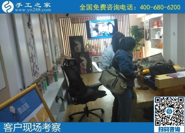 10月16日，可以帶回家做的手工活，手工活外發(fā)回收，這里的珠繡手工活值得選擇，手工之家接待考察加工客戶剪影