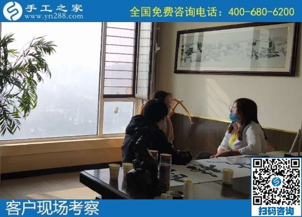 10月27日，手工活外發(fā)回收，在家賺錢的手工活，就是珠繡手工，手工之家接待考察合作加工客戶剪影