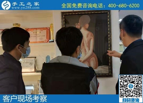 11月10日，正規(guī)供料的手工活，把這個(gè)手工活拿回家做就對(duì)了，手工之家接待考察加工客戶剪影