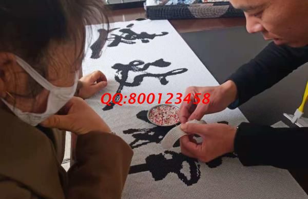 11月30日，在家做手工活掙錢，珠繡外發(fā)手工活要做好需要注意以下幾點，手工之家接待考察加工客戶剪影