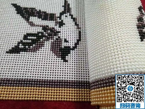 12月19日，在家做手工活掙錢，選正規(guī)手工活外發(fā)加工企業(yè)，這里有個性化定制服務(wù)，勵志珠珠繡成品細(xì)節(jié)實拍