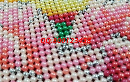 12月24日，手工活外發(fā)加工項(xiàng)目，要找正規(guī)可靠的，這樣做就能找到，勵(lì)志珠珠繡成品細(xì)節(jié)實(shí)拍