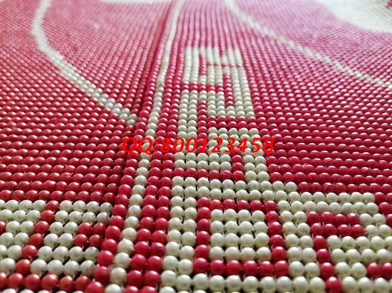 1月13日，拿回家做的手工活，這里負(fù)責(zé)回收的手工活外發(fā)加工項(xiàng)目，很受大家的歡迎。勵(lì)志珠珠繡成品細(xì)節(jié)實(shí)拍