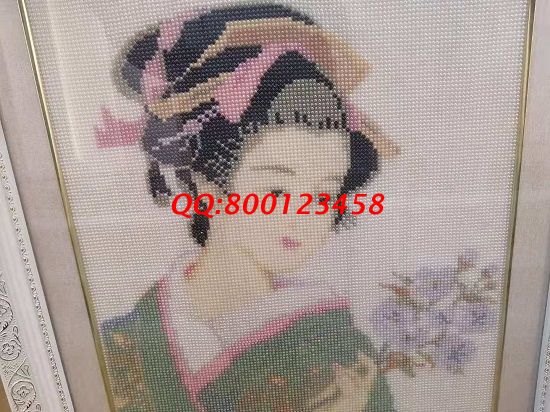 1月24日，可以寄到家做的手工活，這個十多年的手工企業(yè)是很多人的選擇，勵志珠珠繡成品細(xì)節(jié)實拍