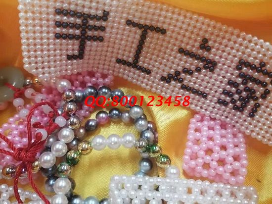 1月28日，可以帶回家做的手工活，勵(lì)志珠珠繡供料、負(fù)責(zé)回收，勵(lì)志珠手工多種繡珠實(shí)拍