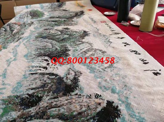 2月6日，可以帶回家做的手工活，簡(jiǎn)單好做的手工活，就選認(rèn)真的珠繡外發(fā)手工活加工企業(yè)，勵(lì)志珠珠繡成品細(xì)節(jié)實(shí)拍