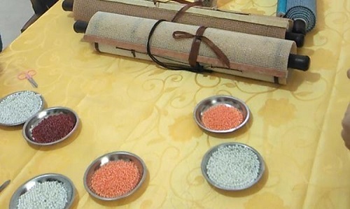 一份收入，一份底氣！-----16年10月開始，遼寧尹女士做手工之家的珠繡手工