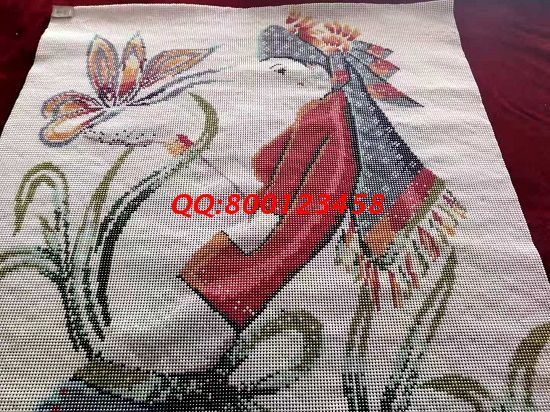 4月16日，可以帶回家做的手工活，這個(gè)企業(yè)從服務(wù)、產(chǎn)品到手工活都很合適，勵(lì)志珠珠繡成品細(xì)節(jié)實(shí)拍