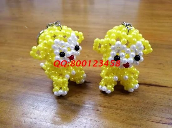 5月15日，正規(guī)供料的手工活，拿回家做的手工活不受外在天氣等條件的影響，勵志珠珠繡串珠小飾品實拍