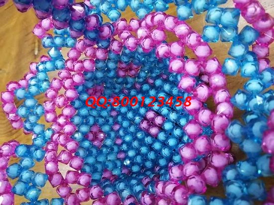 5月28日，加工驗收有保障，可以帶回家做的手工活，手工之家的勵志珠珠繡服務(wù)很完善，圖為珠繡串珠純手工（花籃）成品實拍