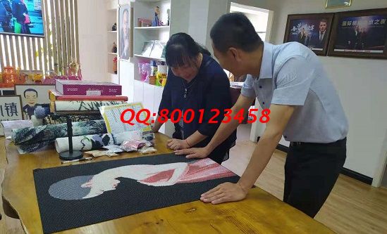 6月5日，正規(guī)外發(fā)手工活，拿回家做的手工活，來手工之家找勵志珠珠繡的人越來越多，手工之家接待考察加工客戶剪影