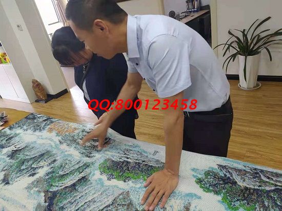 6月5日，正規(guī)外發(fā)手工活，拿回家做的手工活，來手工之家找勵志珠珠繡的人越來越多，手工之家接待考察加工客戶剪影