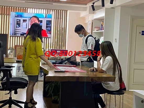 6月22日，看中這些，想在家做手工活的人選擇珠繡手工活外發(fā)加工項目，放心居家掙錢，手工之家接待考察加工合作客戶剪影