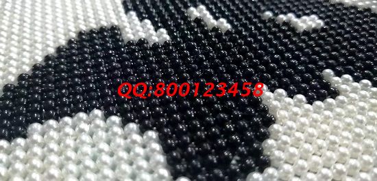 7月31日，可以寄到家做的手工活，實地考察后，大家都覺得手工之家的非遺手工珠繡真的不錯，圖為勵志珠珠繡成品細節(jié)實拍