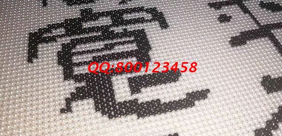 9月9日，想接正規(guī)廠家的手工活，拿回家做的手工活，就選這個十多年的老企業(yè)，圖為勵志珠珠繡串珠成品細(xì)節(jié)實拍