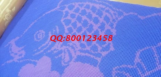 9月13日，加工沒難度，可以帶回家做的手工活，手工之家的珠繡外發(fā)手工活真的簡單好做，圖為勵志珠珠繡成品細節(jié)實拍