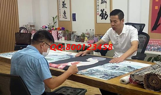 9月17日，想做合格的外發(fā)手工活產(chǎn)品，想象不管用，親自做才行，珠繡拿回家做的手工活很受歡迎，手工之家接待考察合作加工客戶剪影
