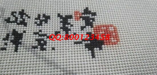 9月25日，可以寄到家做的手工活，簡單好做的外發(fā)手工活，在家做手工活要認(rèn)真用心，圖為勵志珠珠繡成品細(xì)節(jié)實(shí)拍