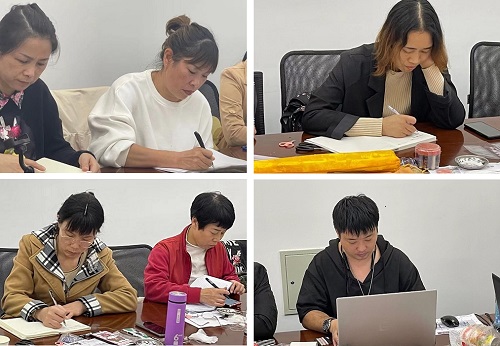 做大家的堅強后盾------- 記手工之家對各級代理加工人員進行多項技術培訓