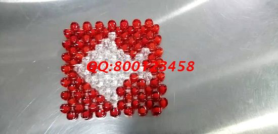 10月16日，正規(guī)外發(fā)加工手工活，可以寄到家做的手工活，簡單好做是這個樣子，圖為手工之家勵志珠珠繡串珠成品實拍