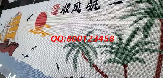 11月25日，想做手工之家的珠繡手工活代理加工項(xiàng)目，這個(gè)可以在家做的手工活很滿意，每次會(huì)領(lǐng)多少加工材料？圖為勵(lì)志珠珠繡成品細(xì)節(jié)實(shí)拍