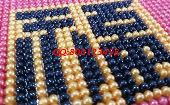 11月7 日，清楚了解，想接正規(guī)廠家的手工活，拿回家做的手工活就找長期穩(wěn)定的企業(yè)，圖為勵志珠珠繡產(chǎn)品細節(jié)實拍