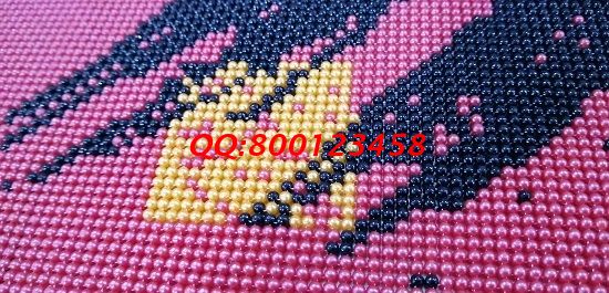 11月7 日，清楚了解，想接正規(guī)廠家的手工活，拿回家做的手工活就找長期穩(wěn)定的企業(yè)，圖為勵志珠珠繡產(chǎn)品細節(jié)實拍