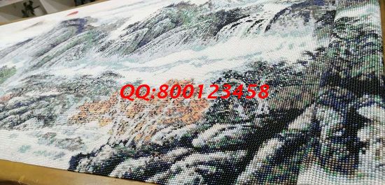 11月15日，找拿回家做的手工活，想做手工活掙錢(qián)，就業(yè)還是創(chuàng)業(yè)都可以選這個(gè)企業(yè)，圖為勵(lì)志珠珠繡成品細(xì)節(jié)實(shí)拍