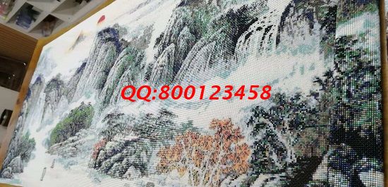 11月15日，找拿回家做的手工活，想做手工活掙錢(qián)，就業(yè)還是創(chuàng)業(yè)都可以選這個(gè)企業(yè)，圖為勵(lì)志珠珠繡成品細(xì)節(jié)實(shí)拍