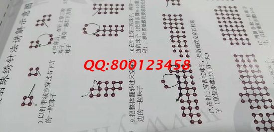 11月24日，在家做的手工活，可以帶回家做的手工活，就選非遺傳統(tǒng)手工勵志珠珠繡，圖為手工之家合作資料中的《合作流程》剪拍(圖3)