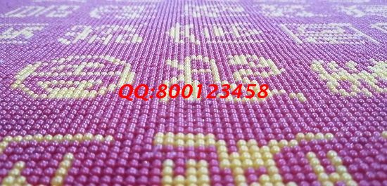 11月27日，想接正規(guī)廠家的手工活，拿回家做的手工活，就選手工老企業(yè)手工之家，圖為勵(lì)志珠珠繡成品細(xì)節(jié)實(shí)拍