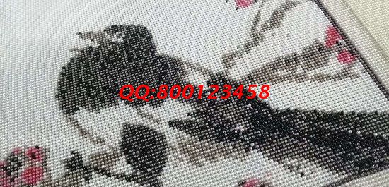 12月3日，可以寄到家做的手工活，手工之家的珠繡串珠手工活外發(fā)加工項目是居家做手工活掙錢的好選擇，圖為勵志珠珠繡成品細節(jié)實拍(圖2)