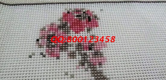 12月3日，可以寄到家做的手工活，手工之家的珠繡串珠手工活外發(fā)加工項目是居家做手工活掙錢的好選擇，圖為勵志珠珠繡成品細節(jié)實拍(圖3)