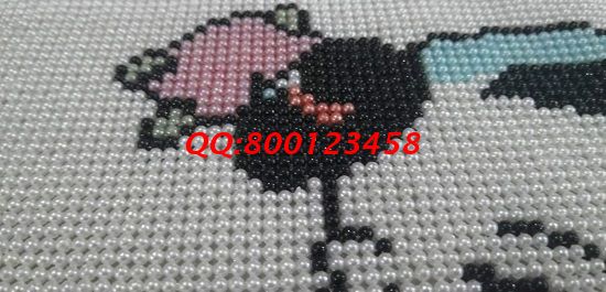 12月5日，可以到回家做的手工活，手工活外發(fā)加工項目來手工之家。圖為勵志珠珠繡產(chǎn)品細節(jié)實拍(圖3)