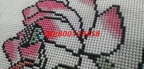 12月5日，可以到回家做的手工活，手工活外發(fā)加工項目來手工之家。圖為勵志珠珠繡產(chǎn)品細節(jié)實拍(圖2)