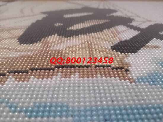 12月27日，拿回家做的手工活，找正規(guī)廠家的手工活就業(yè)創(chuàng)業(yè)好項目，手工之家的珠繡串珠手工活外發(fā)加工項目不錯，圖為勵志珠珠繡成品細節(jié)實拍(圖4)