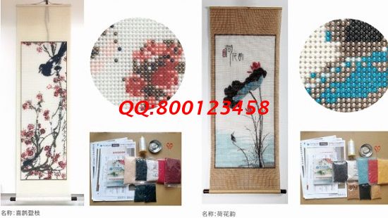 1月8日，疫情防控常態(tài)化，在家做珠繡串珠手工活外發(fā)加工項(xiàng)目，放心居家掙錢，圖為勵(lì)志珠珠繡成品及材料剪影