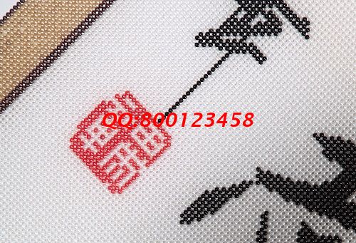 1月29日，想接正規(guī)廠家的手工活，把手工活拿回家做，大家對(duì)手工之家的珠繡串珠材料、產(chǎn)品、服務(wù)都滿意，圖為勵(lì)志珠珠繡成品細(xì)節(jié)實(shí)拍