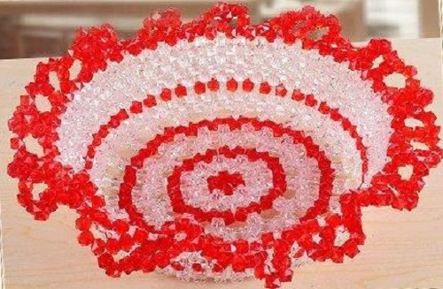 3月16日，代加工手工活，耐心點(diǎn)，你我都能做好手工之家的珠繡串珠外發(fā)手工活，圖為勵(lì)志珠珠繡串珠成品（果盤）實(shí)拍