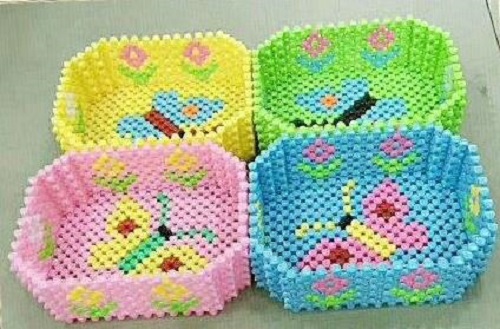 3月16日，代加工手工活，耐心點(diǎn)，你我都能做好手工之家的珠繡串珠外發(fā)手工活，圖為勵(lì)志珠珠繡串珠成品（果盤）實(shí)拍